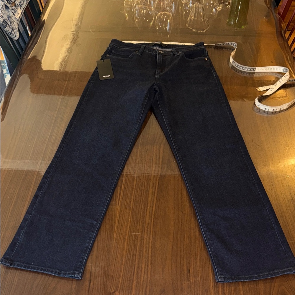 NWT Hudson Straight Leg in Obscurity Blue size 4/27